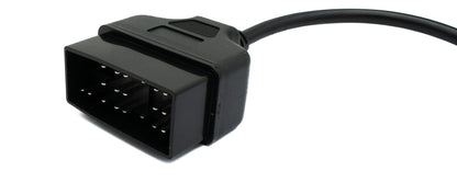 SYSTEM-S OBD cable 20 cm OBD 2 socket for Toyota 22-pin in black adapter car diagnostic