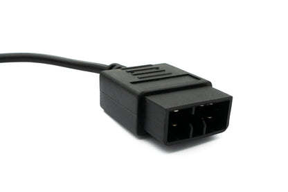 SYSTEM-S OBD Kabel 10 cm OBD 2 Buchse für Subaru 9pin in Schwarz für Auto Diagnose