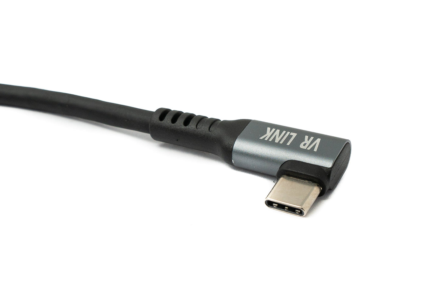 SYSTEM-S USB 3.2 Gen 1 Kabel 5 m Typ C Stecker zu Stecker Winkel in Schwarz