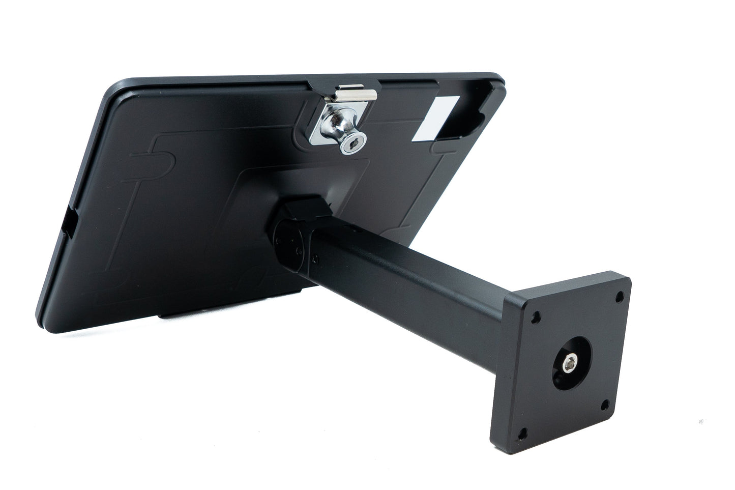SYSTEM-S Wandhalterung 360° Tischständer abschließbar für iPad 10 Pro 11 Air 4 5 Schwarz