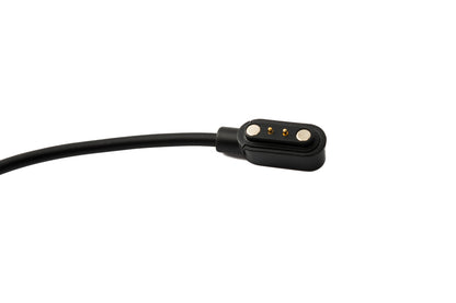 SYSTEM-S USB 2.0 Kabel 100 cm Ladekabel für Realme TechLife DIZO Watch2 in Schwarz