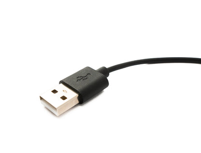 SYSTEM-S USB 2.0 Kabel 100 cm Ladekabel für Realme TechLife DIZO Watch2 in Schwarz