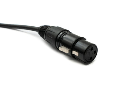 SYSTEM-S Audio Kabel 5 m XLR 3 polig Buchse zu 6.35 mm Klinke Stecker AUX