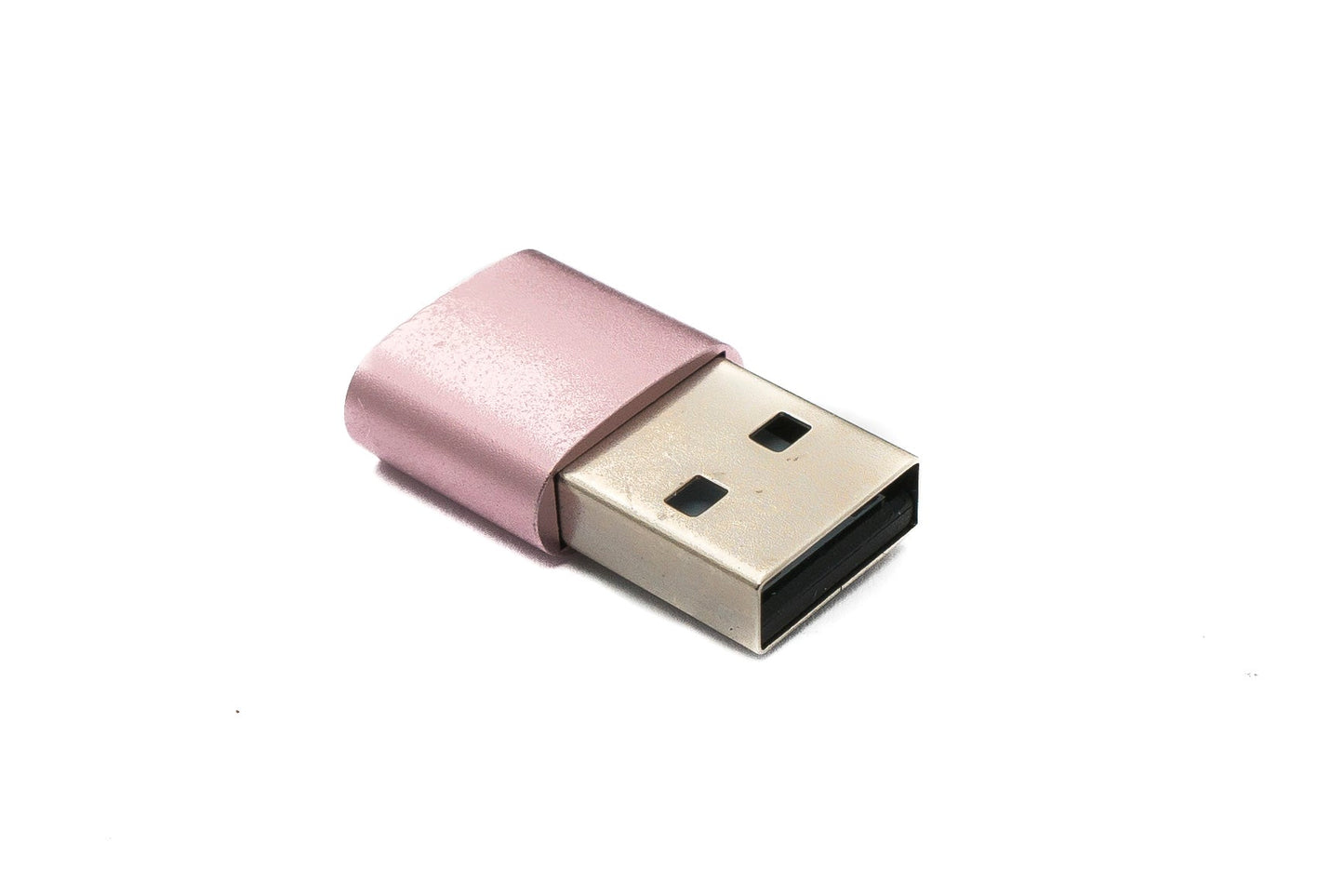 SYSTEM-S USB 3.1 adapter type C female to 2.0 type A male in pink