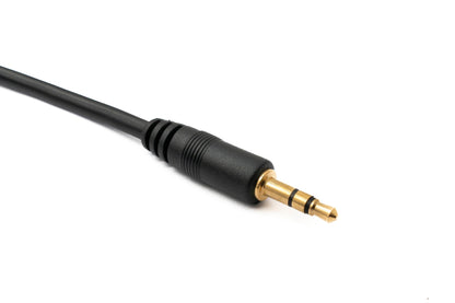 SYSTEM-S Y Audio XLR cable 100 cm 3-pin 2x plug to jack AUX 3.5 mm 3-pin TRS plug