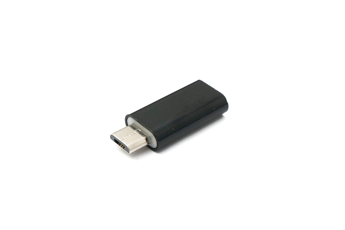 SYSTEM-S USB 3.1 Adapter Typ C Buchse zu 2.0 Micro B Stecker in Schwarz