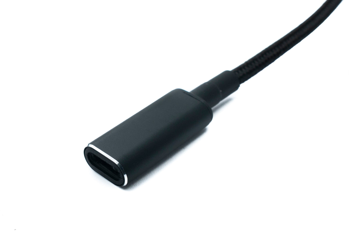 SYSTEM-S DC 20V Kabel 15 cm 7,4 x 0,6 Stecker zu USB 3.1 Typ C Buchse geflochten für Dell