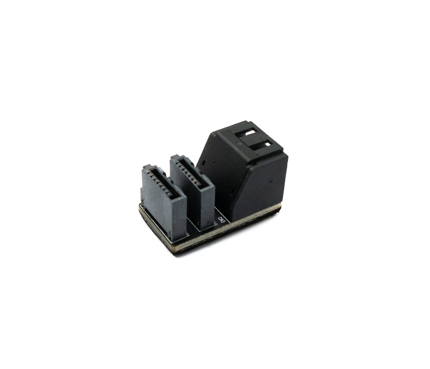SYSTEM-S SATA adapter 2x 7-pin female to 2x male cable 90° for mainboard SSD HDD