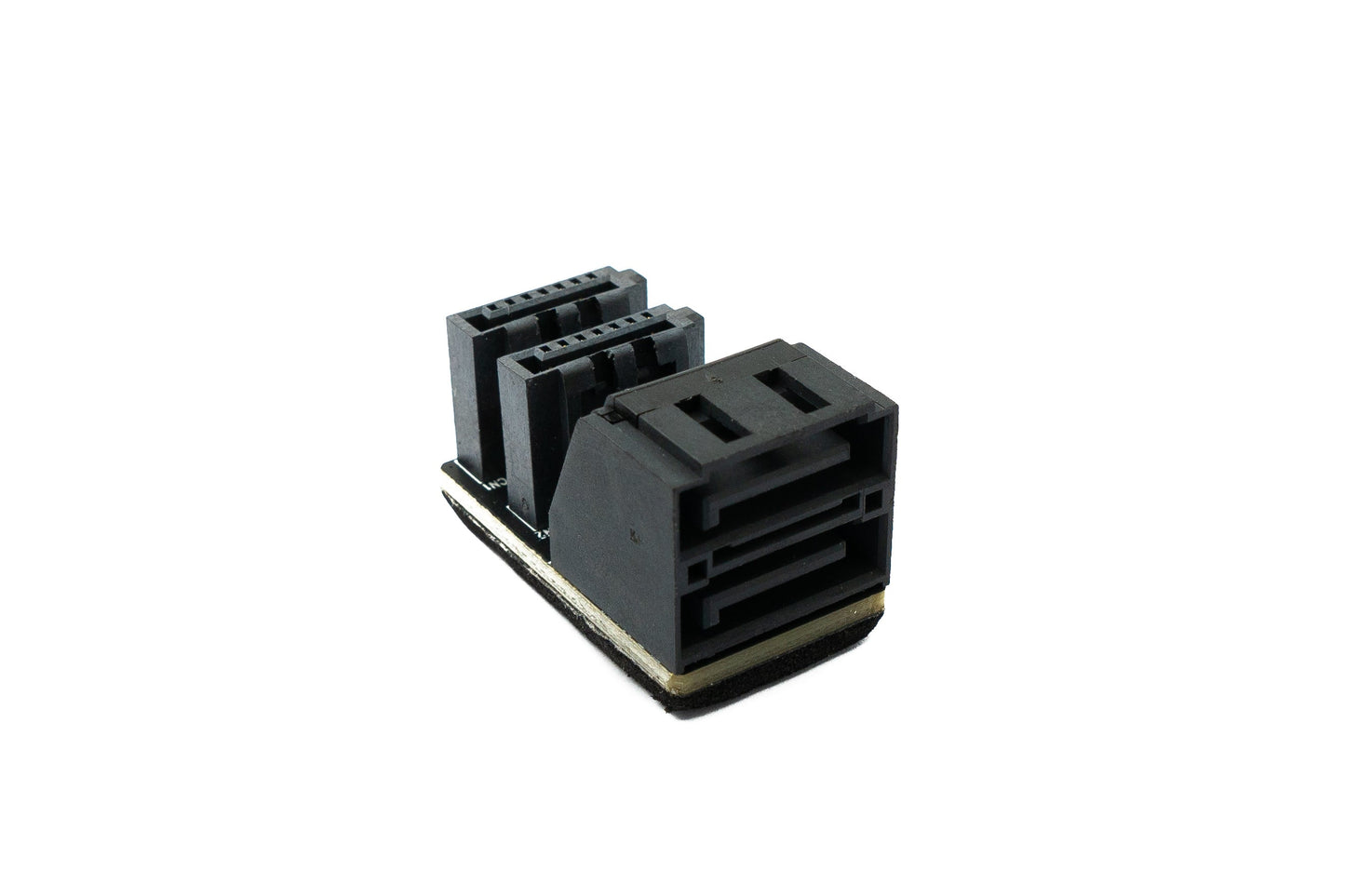 SYSTEM-S SATA adapter 2x 7-pin female to 2x male cable 90° for mainboard SSD HDD