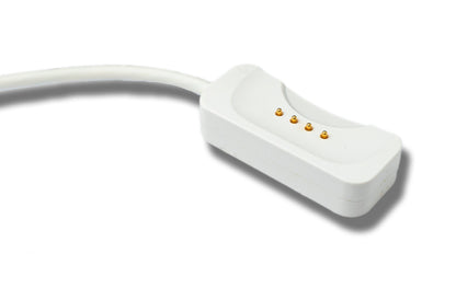 SYSTEM-S USB 2.0 cable 100 cm charging cable for Oppo Band 3 Pro 3 2 Smartwatch in white