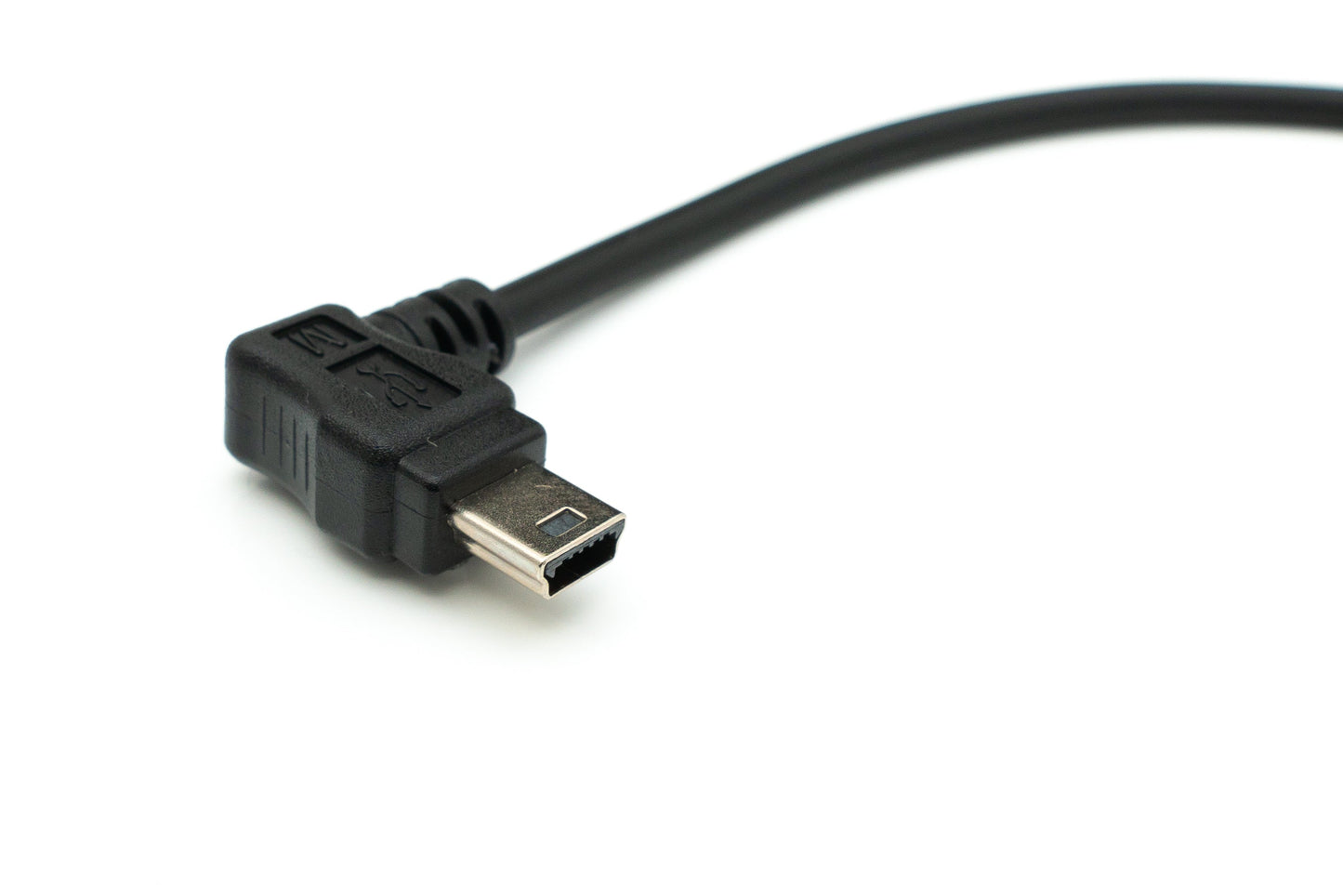 SYSTEM-S USB 2.0 Kabel 30 cm Mini B Buchse zu Typ A Stecker Winkel für Garmin