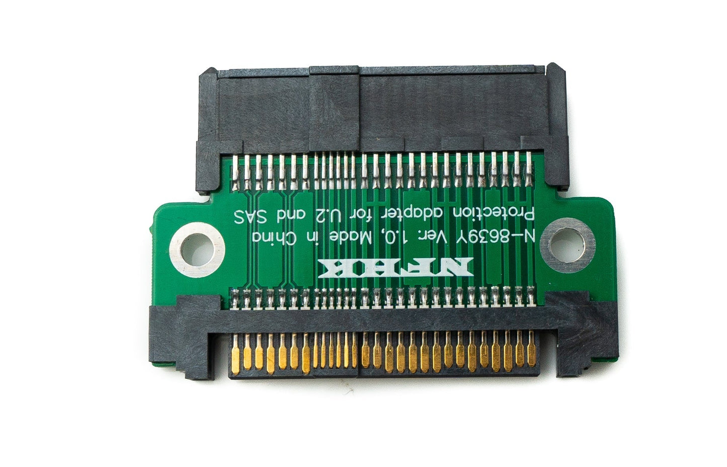 SYSTEM-S NVME Adapter PCIe 4.0 Stecker zu Buchse U.2 U2 SFF-8639 68 pin PCBA Kabel