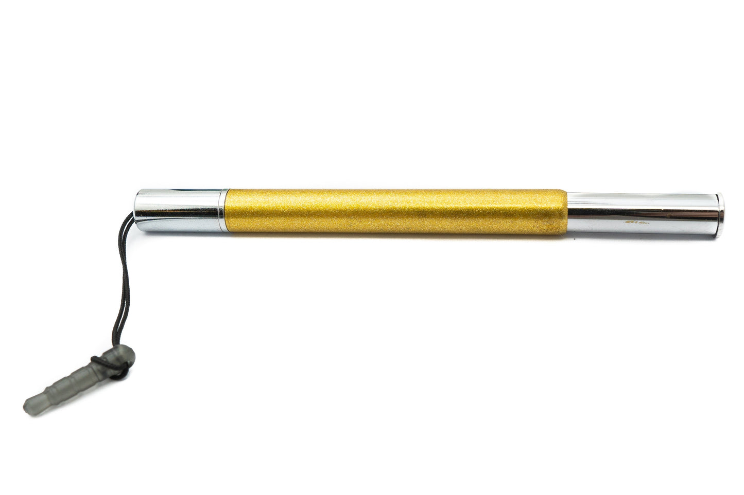 SYSTEM-S Touchpen Stylus aus Aluminium in Gelb für Tablet Smartphone Laptop Surface
