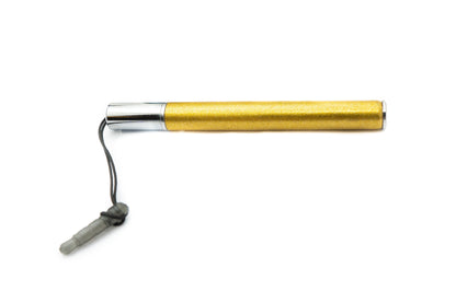SYSTEM-S Touchpen Stylus aus Aluminium in Gelb für Tablet Smartphone Laptop Surface