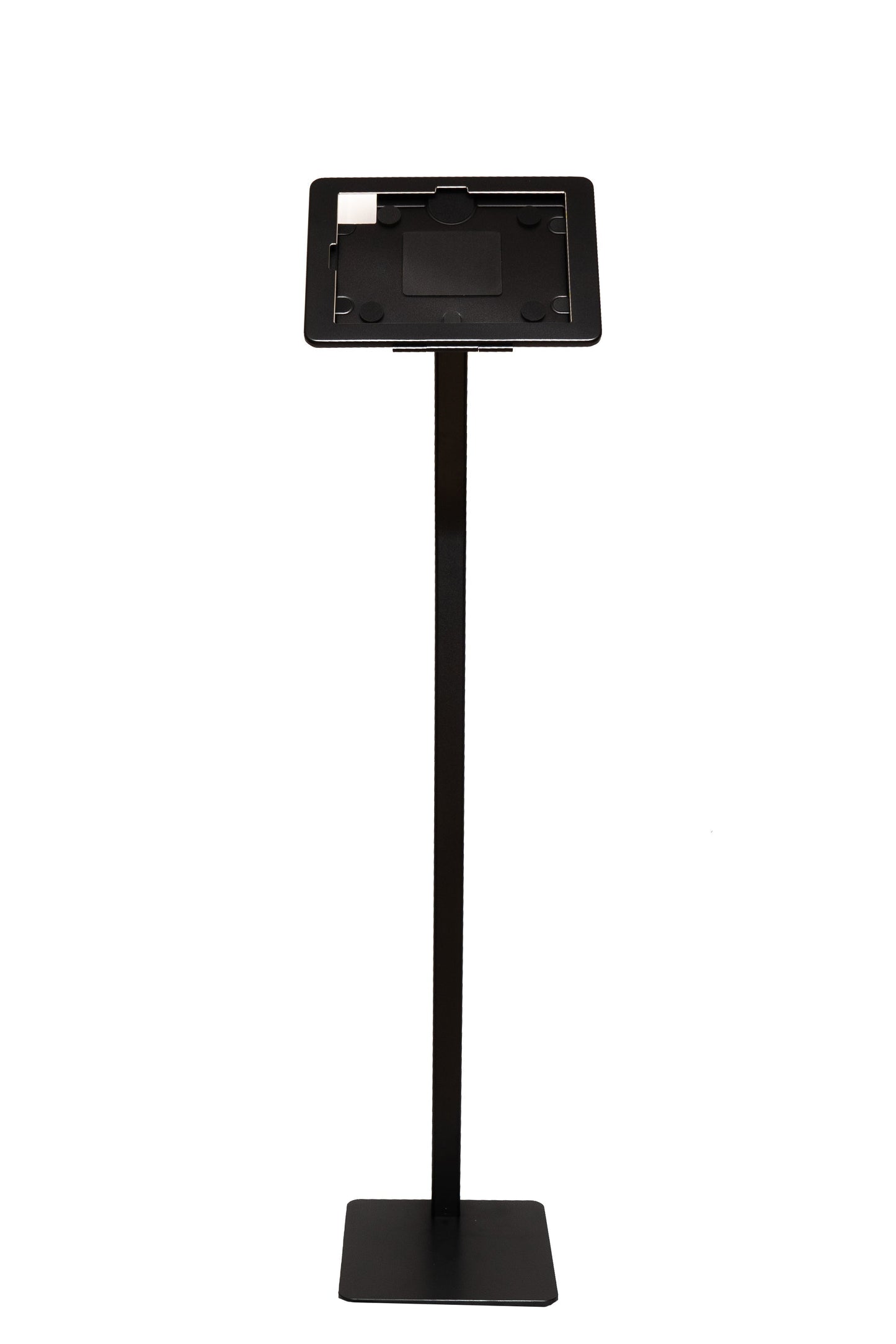SYSTEM-S Boden Ständer 120 cm Halterung abschließbar für iPad 10 Pro 11 Air 4 5 in Schwarz
