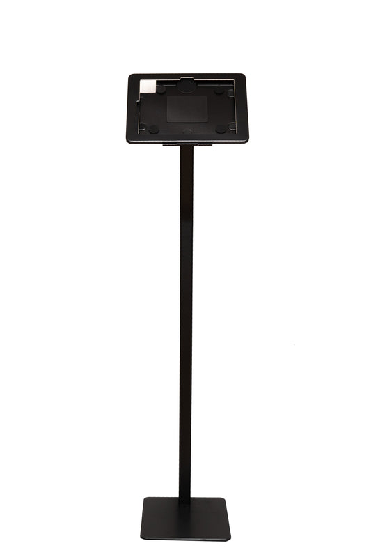 SYSTEM-S Boden Ständer 120 cm Halterung abschließbar für iPad 10 Pro 11 Air 4 5 in Schwarz