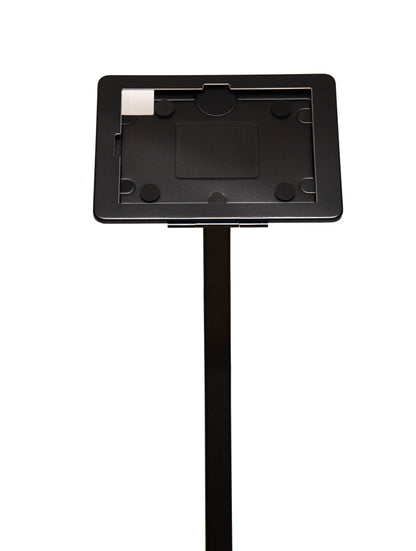 SYSTEM-S Boden Ständer 120 cm Halterung abschließbar für iPad 10 Pro 11 Air 4 5 in Schwarz