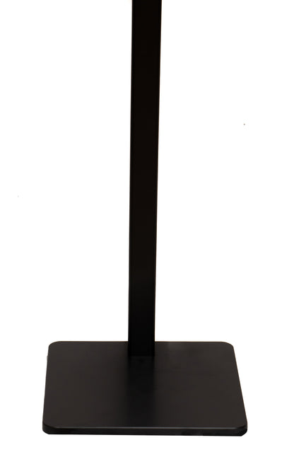 SYSTEM-S Boden Ständer 120 cm Halterung abschließbar für iPad 10 Pro 11 Air 4 5 in Schwarz