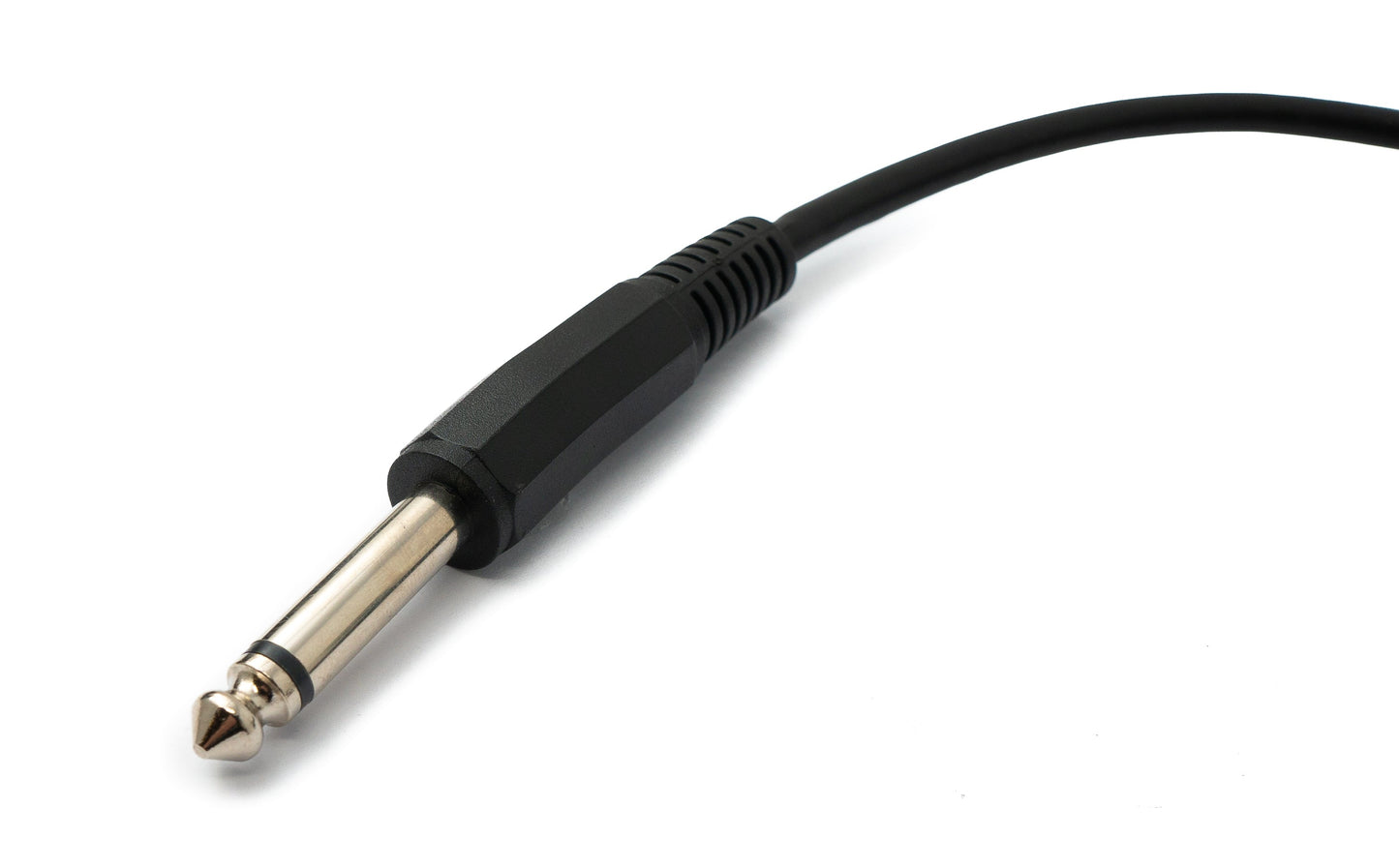 SYSTEM-S Audio Kabel 180 cm 6.35 mm Klinke Stecker zu BNC Buchse AUX in Schwarz