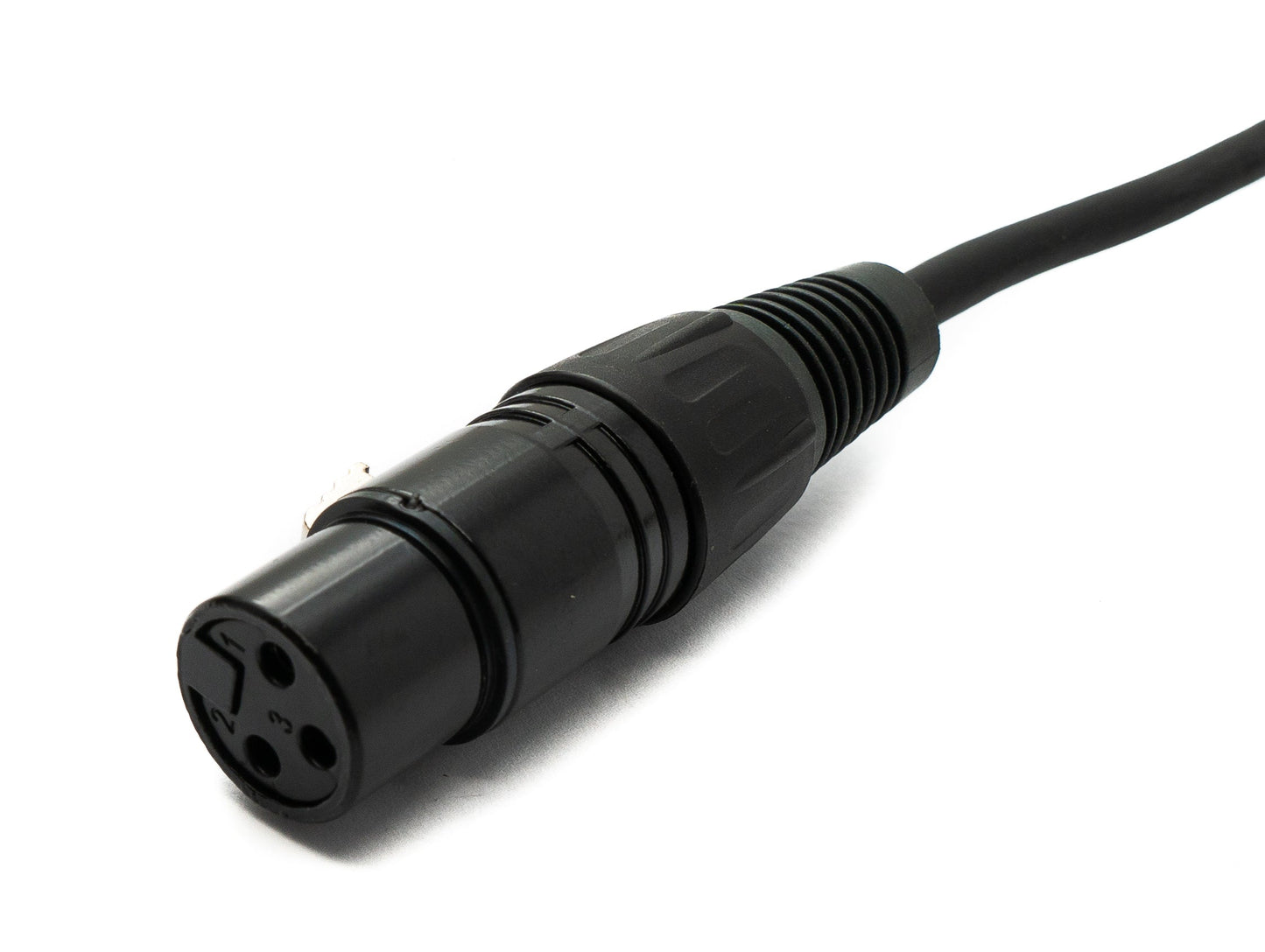 SYSTEM-S Audio Kabel 3 m XLR 3 polig Buchse zu 6.35 mm Klinke Stecker AUX