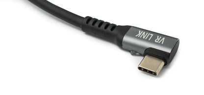 SYSTEM-S USB 3.2 Gen 1 Kabel 5m Typ C Stecker zu 3.0 Typ A Stecker Winkel Schwarz