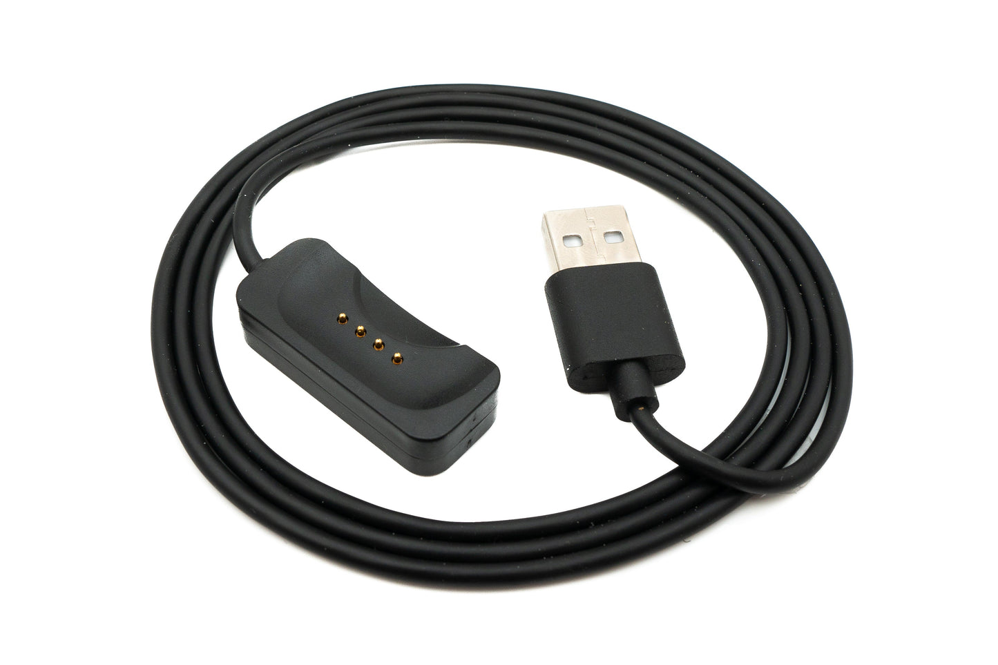 SYSTEM-S USB 2.0 Kabel 100 cm Ladekabel für Oppo Band 3 Pro 3 2 Smartwatch in Schwarz