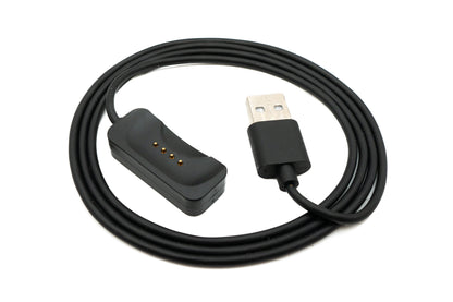 SYSTEM-S USB 2.0 Kabel 100 cm Ladekabel für Oppo Band 3 Pro 3 2 Smartwatch in Schwarz