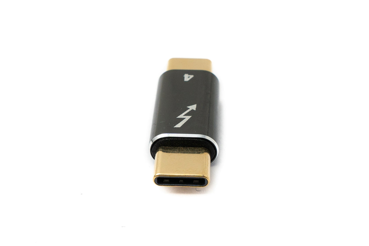 SYSTEM-S USB4 USB Adapter Typ C Stecker zu Stecker 40 Gbit/s USB 4.0 Kabel in Grau