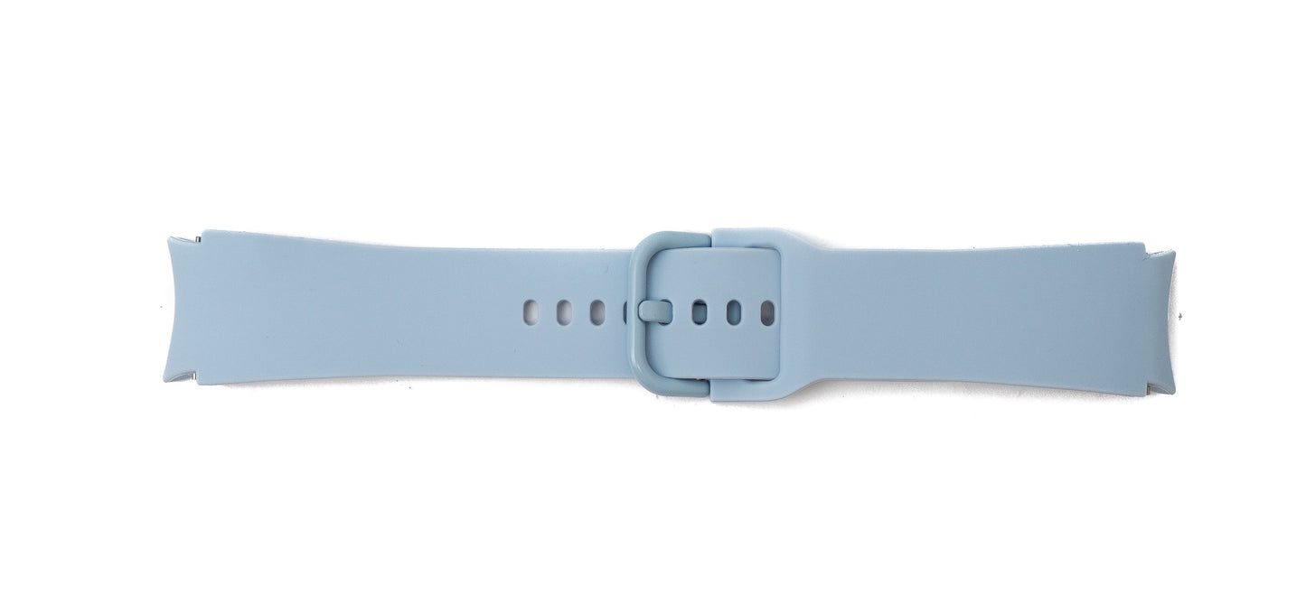 SYSTEM-S Armband 20 mm aus Silikon für Samsung Galaxy Watch 5 4 Smartwatch in Hell Lila