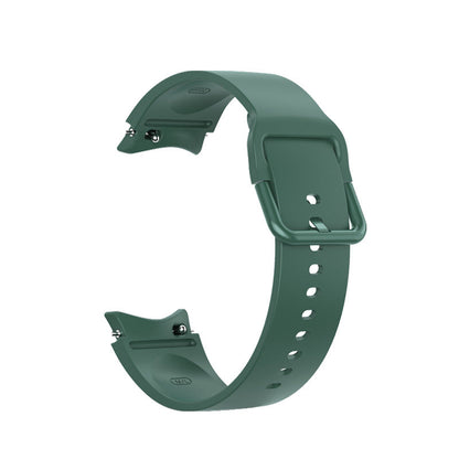 SYSTEM-S Armband 20 mm aus Silikon für Samsung Galaxy Watch 5 4 Smartwatch in Grün
