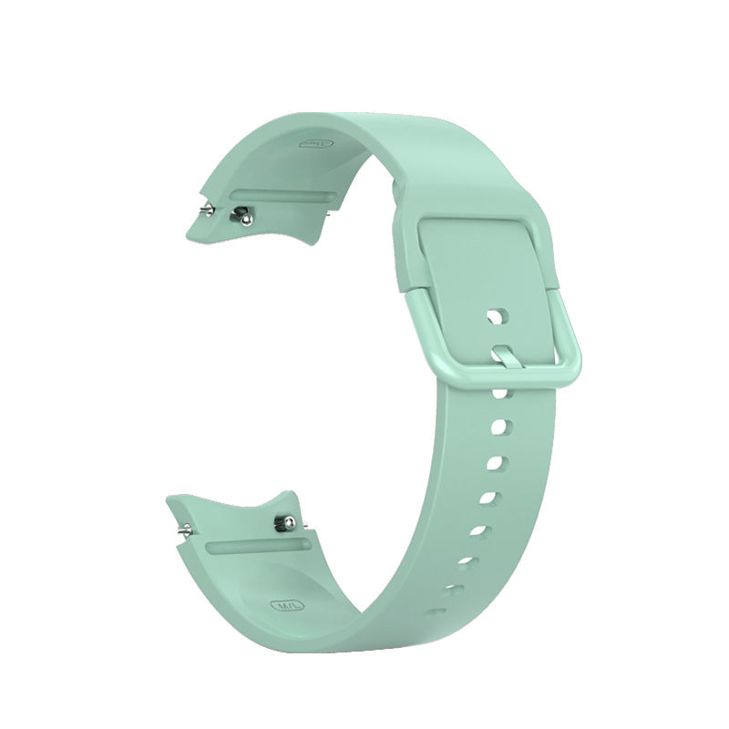 SYSTEM-S Armband 20 mm aus Silikon für Samsung Galaxy Watch 5 4 Smartwatch in Grün