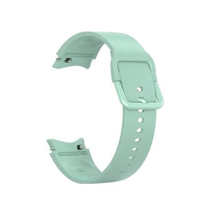 SYSTEM-S Armband 20 mm aus Silikon für Samsung Galaxy Watch 5 4 Smartwatch in Grün