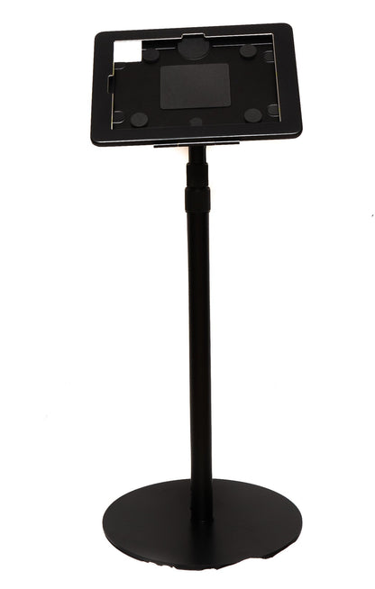 SYSTEM-S Boden Ständer 150 cm Halterung abschließbar für iPad 10 Pro 11 Air 4 5 in Schwarz