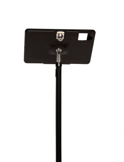 SYSTEM-S Boden Ständer 150 cm Halterung abschließbar für iPad 10 Pro 11 Air 4 5 in Schwarz
