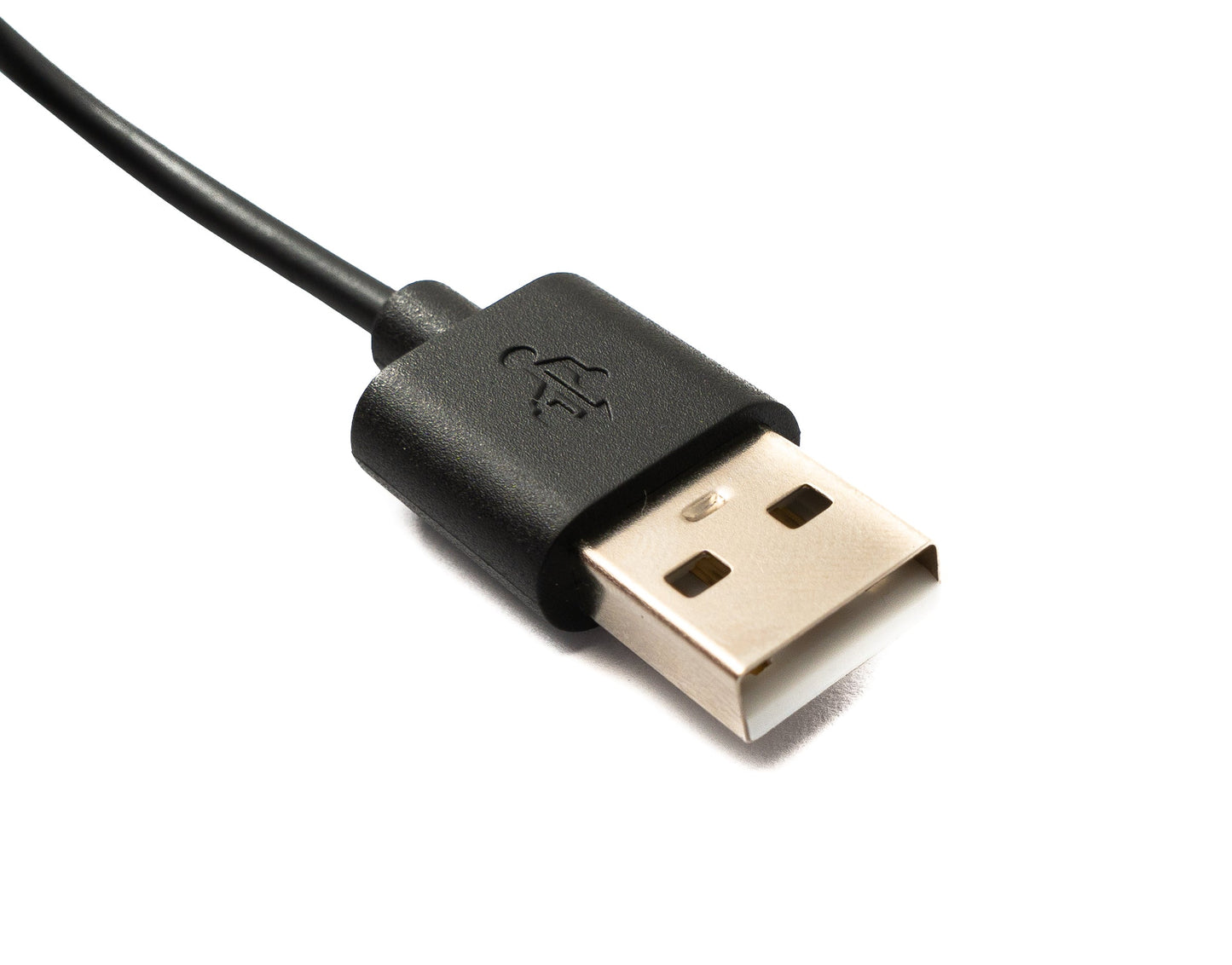 SYSTEM-S USB 2.0 Kabel 100 cm Ladekabel für Realme TechLife DIZO Watch R in Schwarz