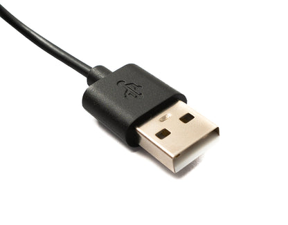 SYSTEM-S USB 2.0 Kabel 100 cm Ladekabel für Realme TechLife DIZO Watch R in Schwarz