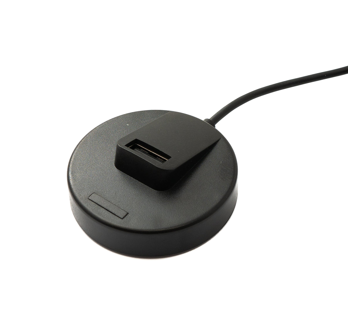 SYSTEM-S USB 2.0 Kabel 93 cm Ladestation Stecker zu Buchse für Smartwatch in Schwarz