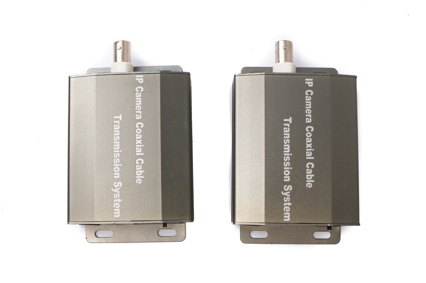 SYSTEM-S UTP IP Transceiver Set LAN RJ45 zu BNC Koaxialkabel in Schwarz