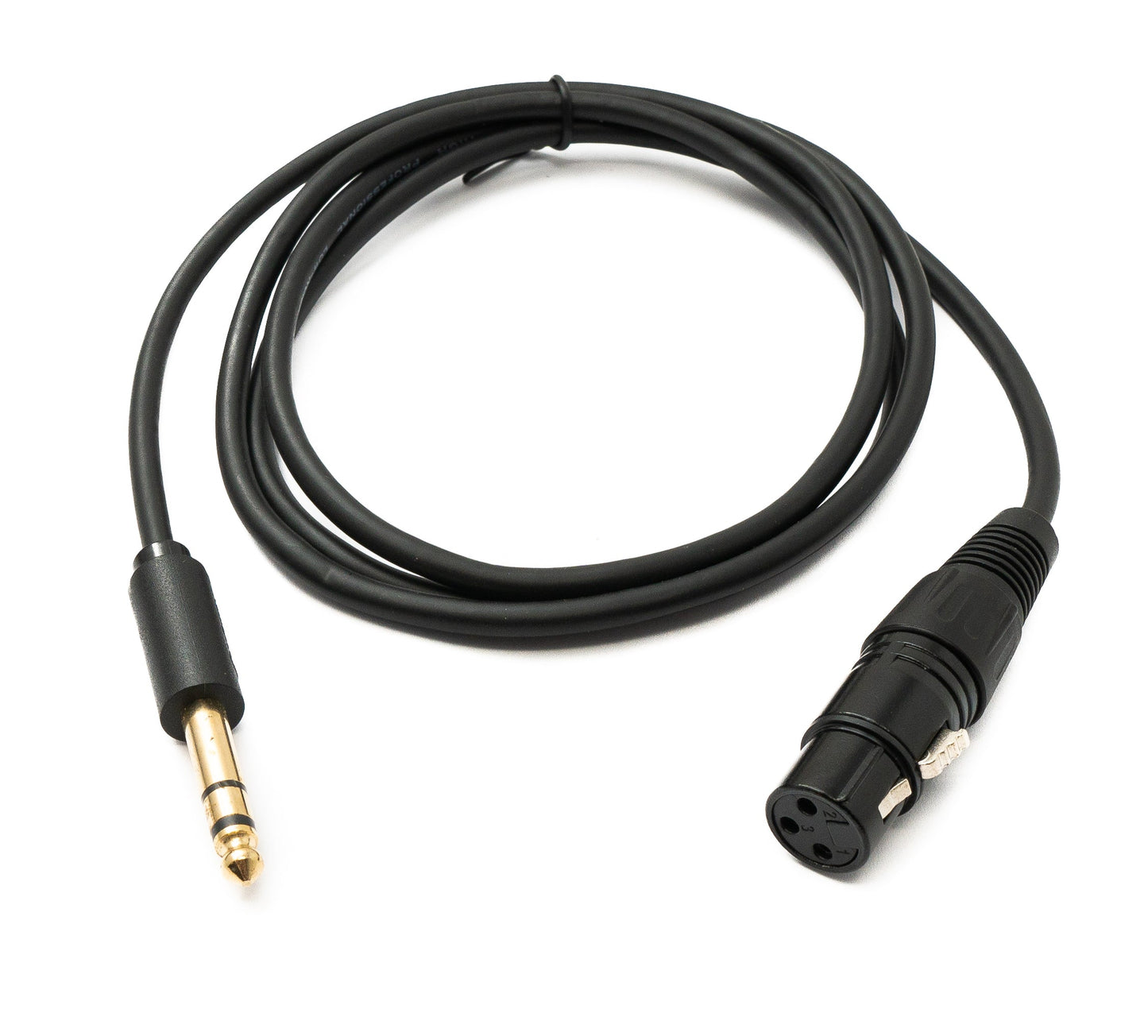 SYSTEM-S Audio Kabel 150 cm XLR 3 polig Buchse zu 6.35 mm Klinke Stecker AUX