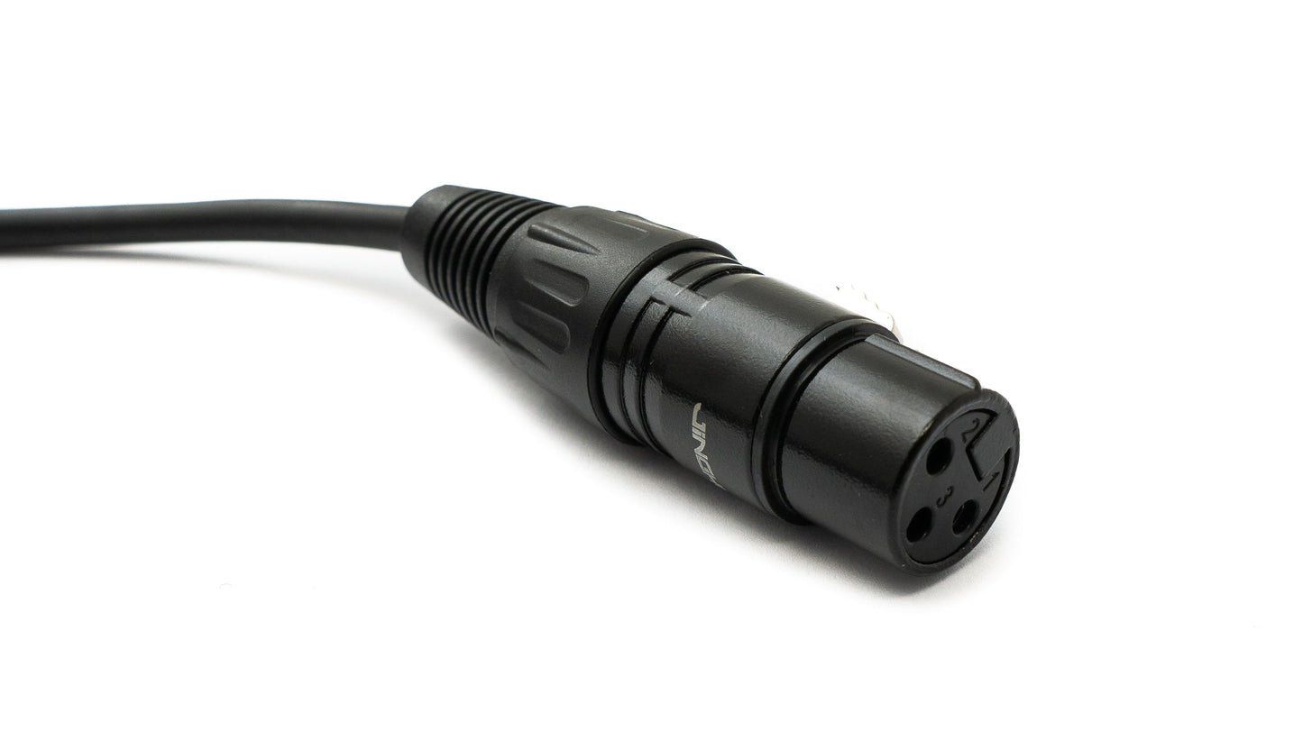 SYSTEM-S Audio Kabel 150 cm XLR 3 polig Buchse zu 6.35 mm Klinke Stecker AUX