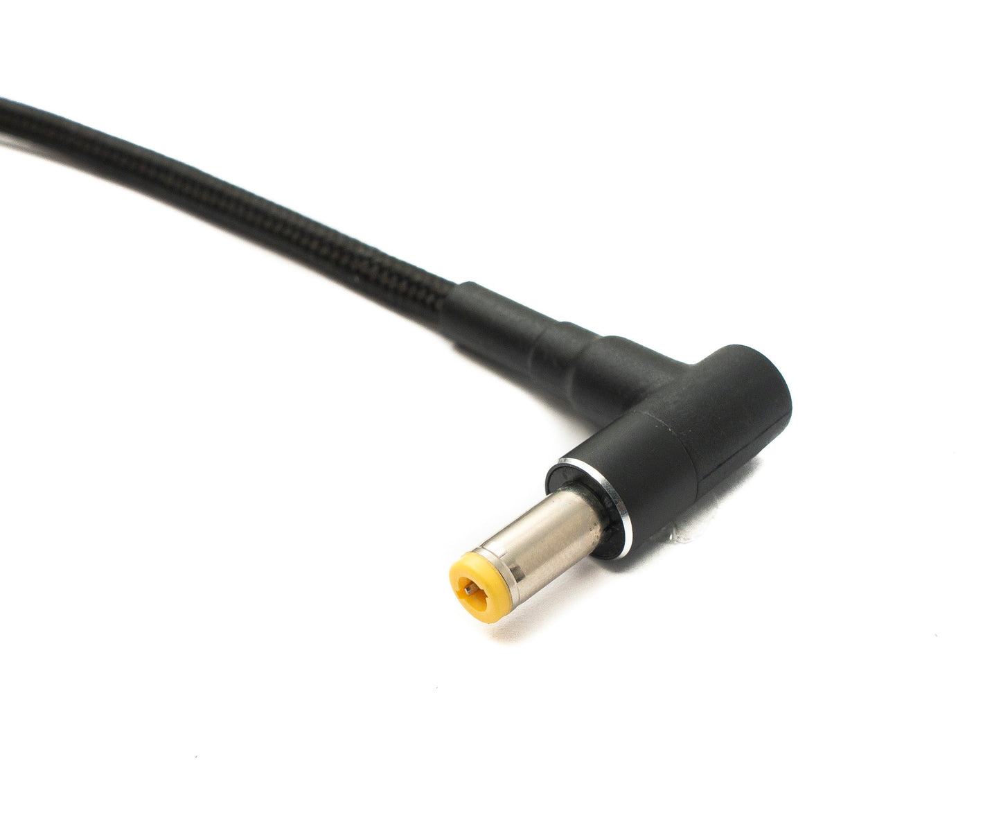 SYSTEM-S DC 20V Kabel 15 cm 5,5 x 2,5 Stecker zu USB 3.1 Typ C Buchse geflochten Winkel