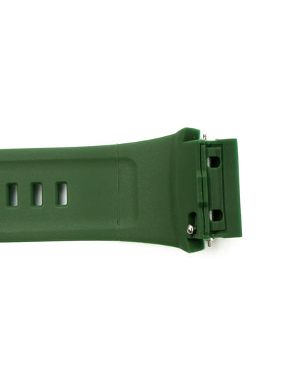 SYSTEM-S flexible silicone 20mm strap for Huawei Watch 2 Smartwatch in green 