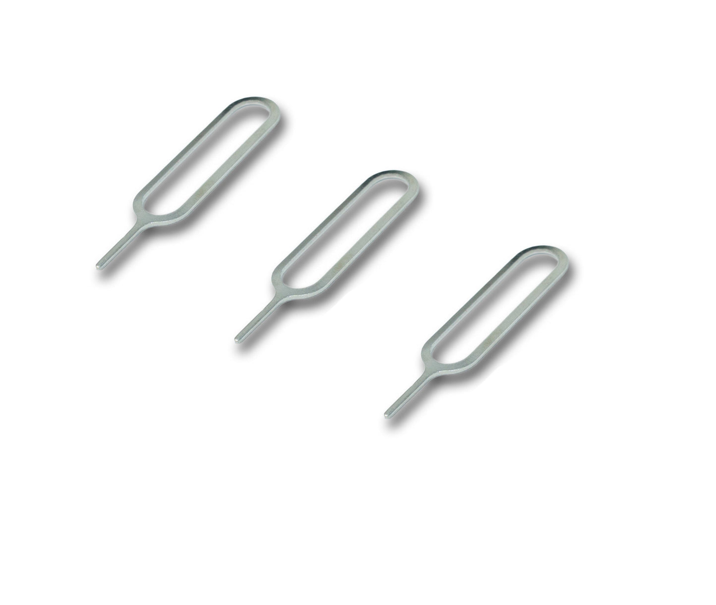 SYSTEM-S 3x SIM Karte Nadel Set Kartenträger Auswerfer Tool in Grau