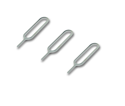 SYSTEM-S 3x SIM Karte Nadel Set Kartenträger Auswerfer Tool in Grau