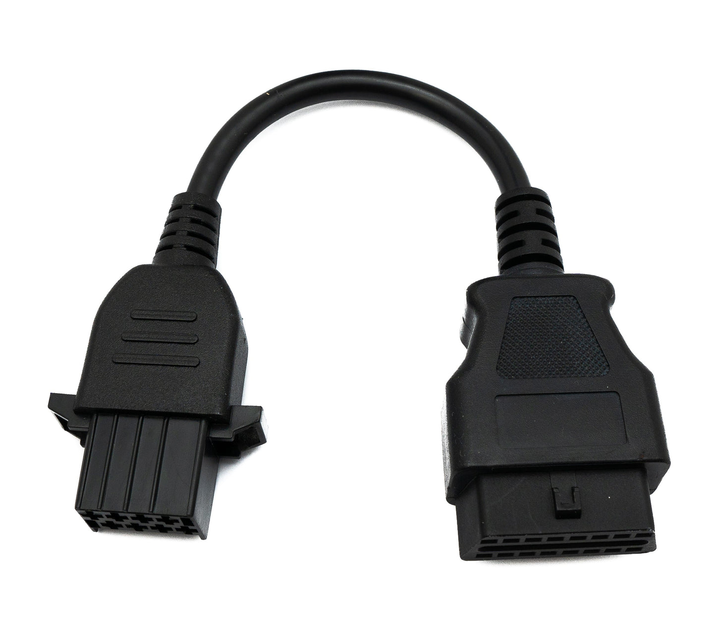 SYSTEM-S OBD Kabel 10 cm OBD 2 Buchse für Volvo 8pin in Schwarz für Auto Diagnose