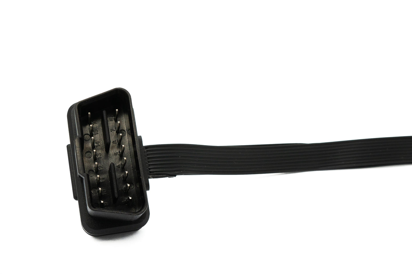 SYSTEM-S OBD Y Kabel 30 cm OBD 2 16pin J1962M Stecker zu 2x J1962F Buchse flach für Auto