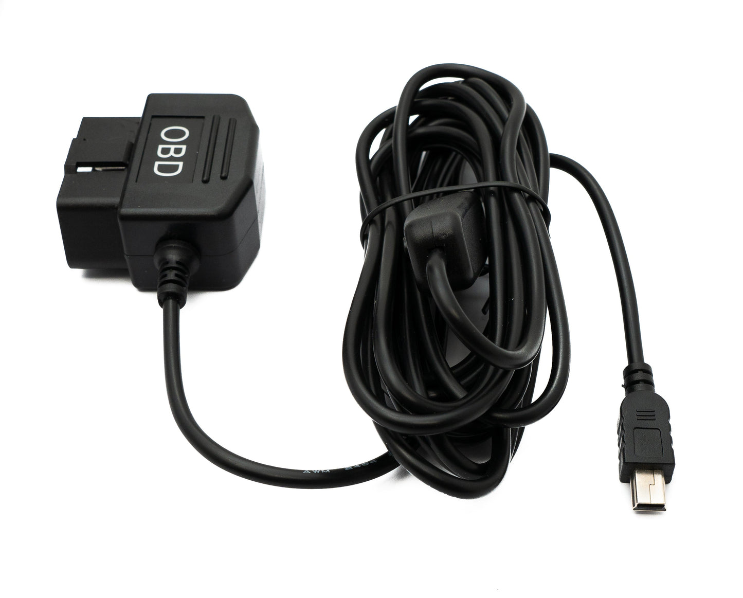 SYSTEM-S OBD Kabel 350 cm OBD 2 Stecker zu USB 2.0 Mini B Stecker Schalter Auto Diagnose