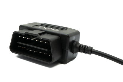 SYSTEM-S OBD Kabel 350 cm OBD 2 Stecker zu USB 2.0 Mini B Stecker Schalter Auto Diagnose