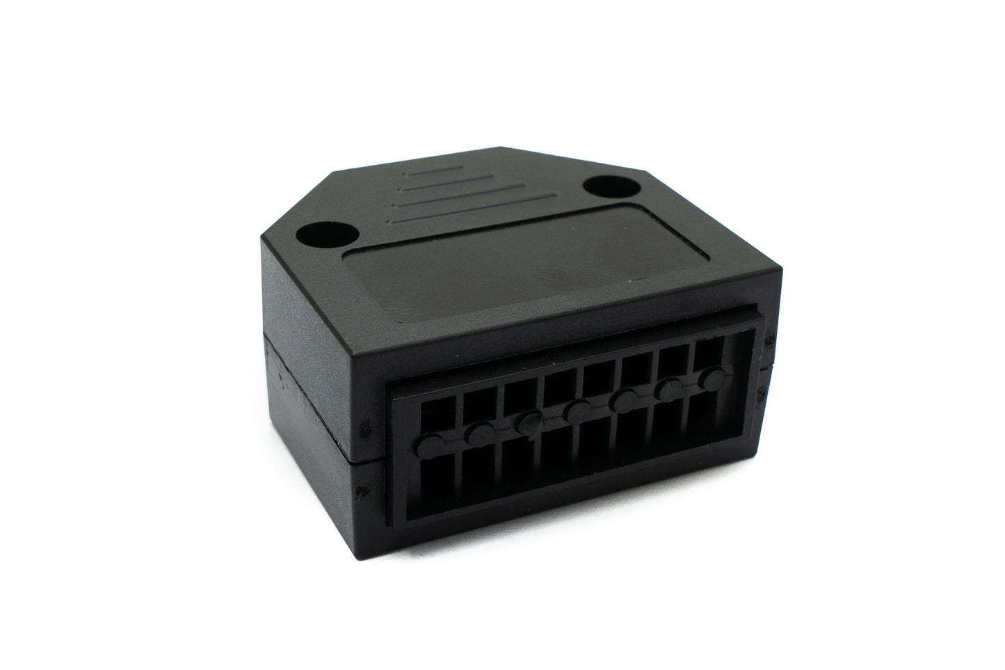 SYSTEM-S OBD Adapter OBD 2 16 pin Buchse Anschluss Kabel in Schwarz für Auto Diagnose