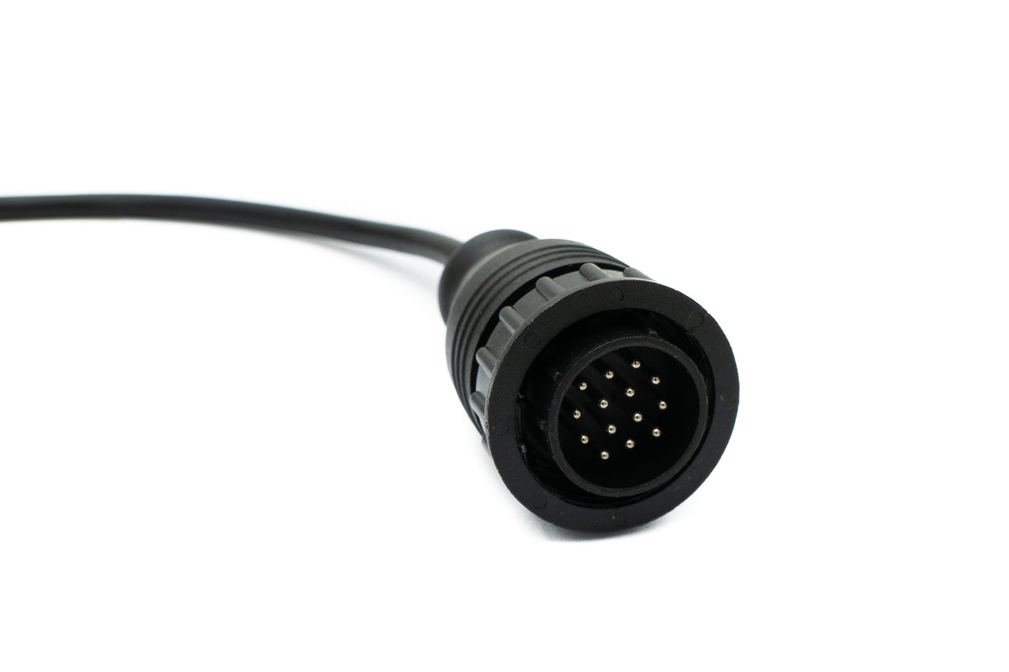 SYSTEM-S OBD Kabel 30 cm OBD 2 Buchse für Mercedes Benz 14pin Schwarz für Auto Diagnose